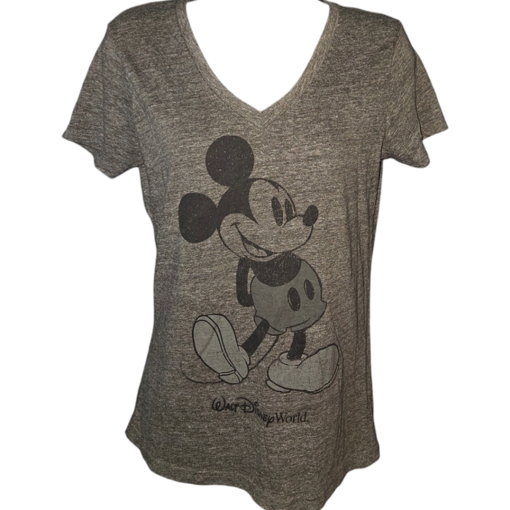 Disney Parks Authentic Original Mickey Mouse Walt Disney World Short Sleeve Top